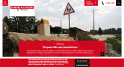 Desktop Screenshot of pompiers.fr